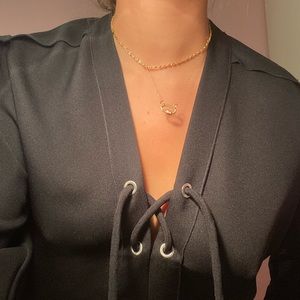 IRO tie front blouse